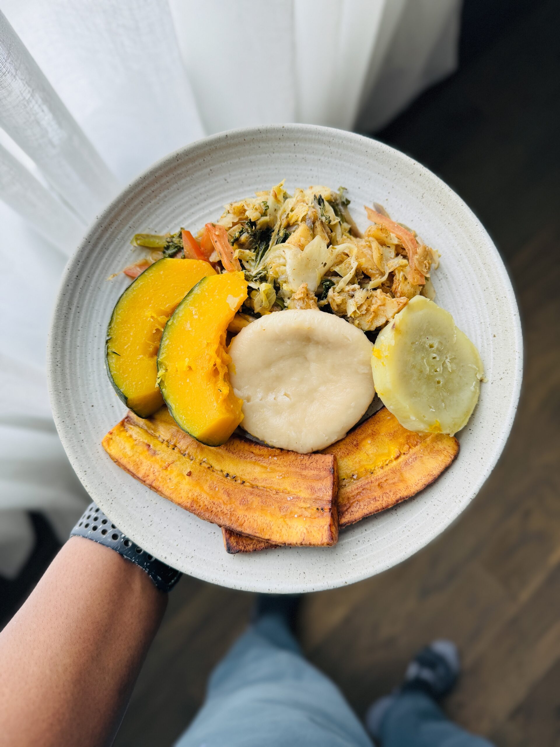 Jamaican Saltfish & Cabbage Cook-Up